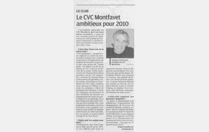 Le CVC à l'honneur dans la Provence...