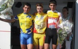 Thomas sur le podium...