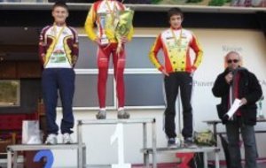 Ivan Schmitz sur le podium...