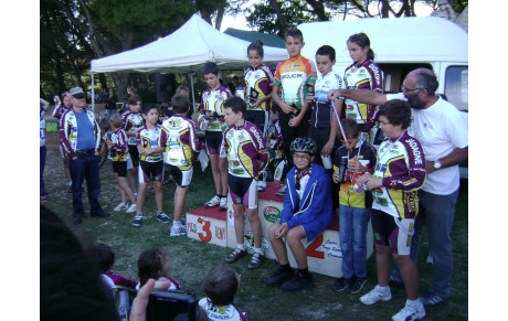 Cyclo cross Ecole de cyclisme Chateauneuf de Gadagne