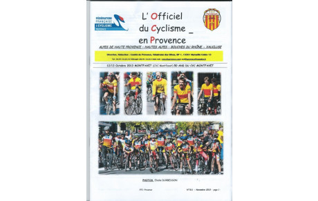 Couverture de l'OCP de Novembre 2013