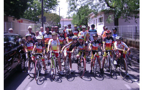 L'école de Vélo avec les grands du club