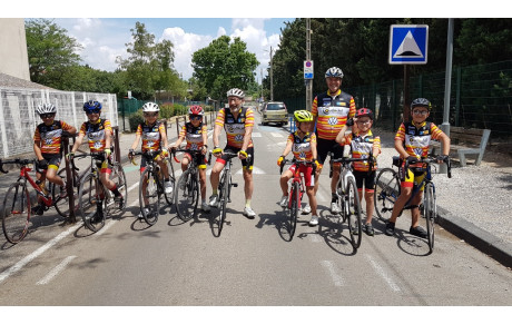 Derniière  sortie école de cyclisme mercredi 1/7/20 suivie d'un gouter